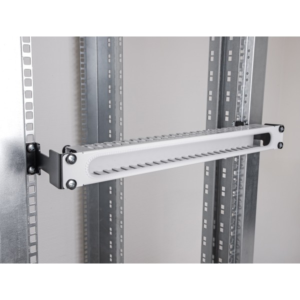 DELOCK αντάπτορας επέκτασης βάθους για rack 67272, έως 10cm, 1U, μαύρο - Καμπίνες - Rack