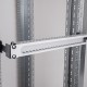 DELOCK αντάπτορας επέκτασης βάθους για rack 67272, έως 10cm, 1U, μαύρο