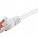GOOBAY καλώδιο δικτύου 93217, CAT 6 S/FTP, copper, 250MHz, 0.25m, λευκό