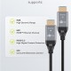 GOOBAY καλώδιο HDMI 2.1 76274 με Ethernet, 8K/60Hz, 48 Gbps, 10m, μαύρο
