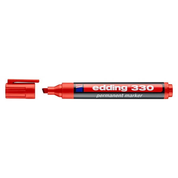 EDDING ανεξίτηλος μαρκαδόρος 330, 1-5mm, επαναγεμιζόμενος, κόκκινος - Αναλώσιμα - Είδη Γραφείου