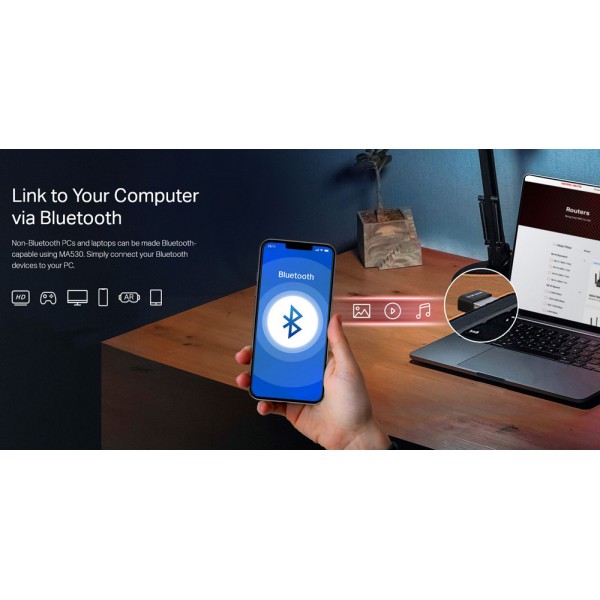 MERCUSYS Nano USB Adapter, Bluetooth 5.3 , V.1.0 - Κάρτες Δικτύου - USB Dongles