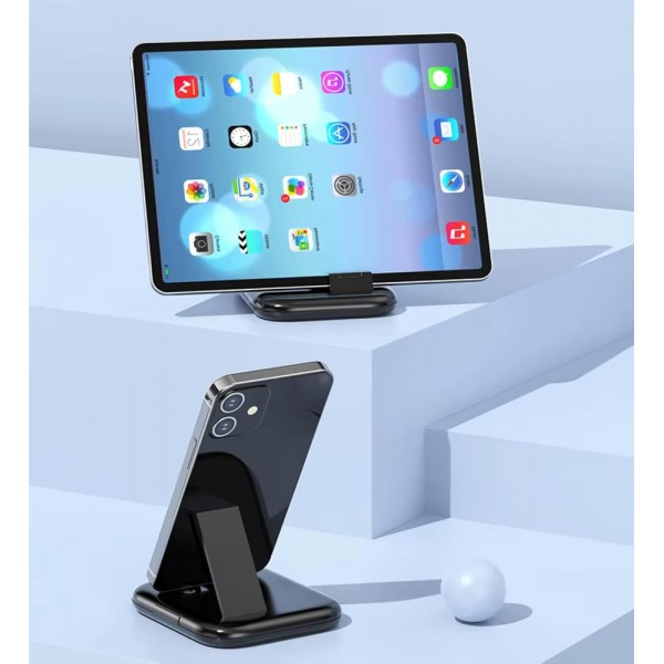 POWERTECH all in one κιτ φόρτισης με καλώδιο & αντάπτορες CAB-U162, 60W, 30cm, μαύρο - USB-C (Type-C)