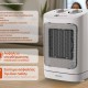BRUNO BRN-0255 Κεραμικό Αερόθερμο 2000W με θερμοστάτη, ανεμιστήρα και αυτόματη περιστροφή, λευκό