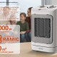 BRUNO BRN-0255 Κεραμικό Αερόθερμο 2000W με θερμοστάτη, ανεμιστήρα και αυτόματη περιστροφή, λευκό