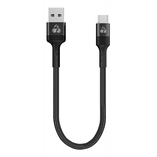 POWERTECH καλώδιο USB-C σε USB PTR-0166, 60W, 480Mbps, 25cm, μαύρο - USB-C (Type-C)