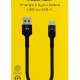 POWERTECH καλώδιο USB-C σε USB PTR-0166, 60W, 480Mbps, 25cm, μαύρο