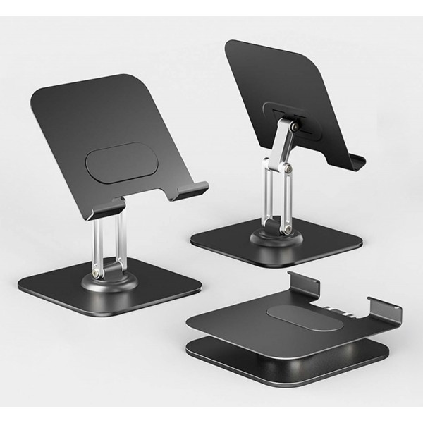 POWERTECH επιτραπέζια βάση για tablet PT-1494, foldable, μαύρη - Tablet - Parts