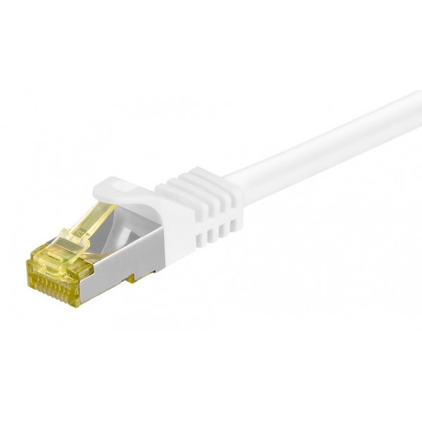 GOOBAY καλώδιο δικτύου 91091, CAT 7 S/FTP, copper, 500MHz, 1m, λευκό - GOOBAY