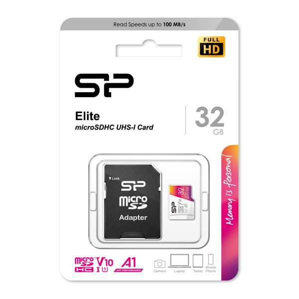 SILICON POWER κάρτα μνήμης microSDXC Elite, 32GB, C10 UHS-I U1 A1 V10