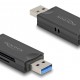 DELOCK card reader 91020 για SD & micro SD, USB/USB-C σύνδεση, 5Gbps, μαύρο