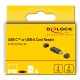 DELOCK card reader 91020 για SD & micro SD, USB/USB-C σύνδεση, 5Gbps, μαύρο