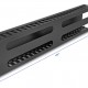 DELOCK cable management 81559 για rack 19"/2U, μεταλλικό, μαύρο