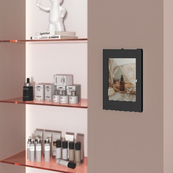 BRATECK επιτοίχια βάση tablet PAD34-01, αντικλεπτική, 9.7-11", μαύρη - BRATECK