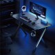 POWERTECH gaming γραφείο PT-1498 με RGB φωτισμό, 120x60x75cm, μαύρο