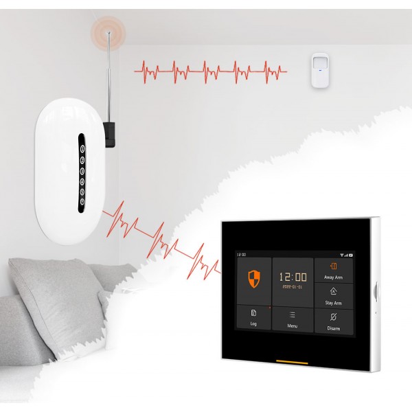 Αναμεταδότης συστημάτων συναγερμού EX010, 433MHz, έως 500m