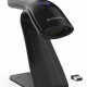 GTCODESTAR barcode scanner X-9200L με βάση, 1D & 2D, ενσύρματο & ασύρματο, Bluetooth, 800mAh, μαύρο
