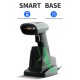 GTCODESTAR barcode scanner GT-1901C με βάση, 1D & 2D, ενσύρματο & ασύρματο, Bluetooth, 2000mAh, μαύρο