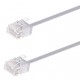 POWERTECH καλώδιο δικτύου CAB-N445, Cat 6A U/UTP, ultra slim, copper, 500MHz, 10m, γκρι