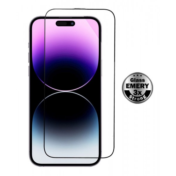 POWERTECH tempered glass Emery 5D TGC-0761 για iPhone 15 Plus, full glue - Tempered Glass