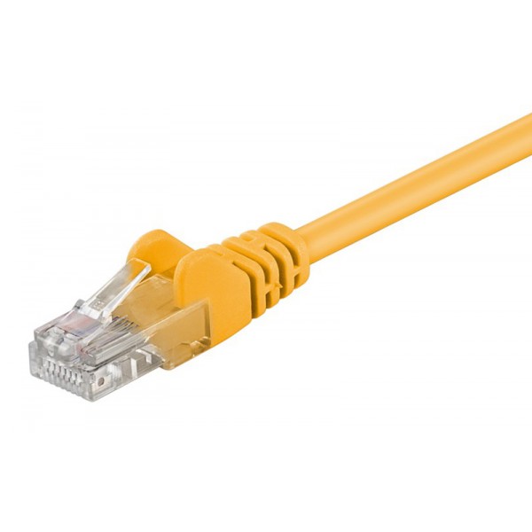 GOOBAY καλώδιο δικτύου 68356, CAT 5e U/UTP, CCA, 2m, κίτρινο - GOOBAY