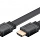 GOOBAY καλώδιο HDMI 77145 με Ethernet, flat, 8K/60Hz, 48 Gbps, 3m, μαύρο