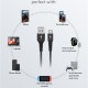 GOOBAY καλώδιο USB-C σε USB 74528, 60W, 480Mbps, 3m, μαύρο