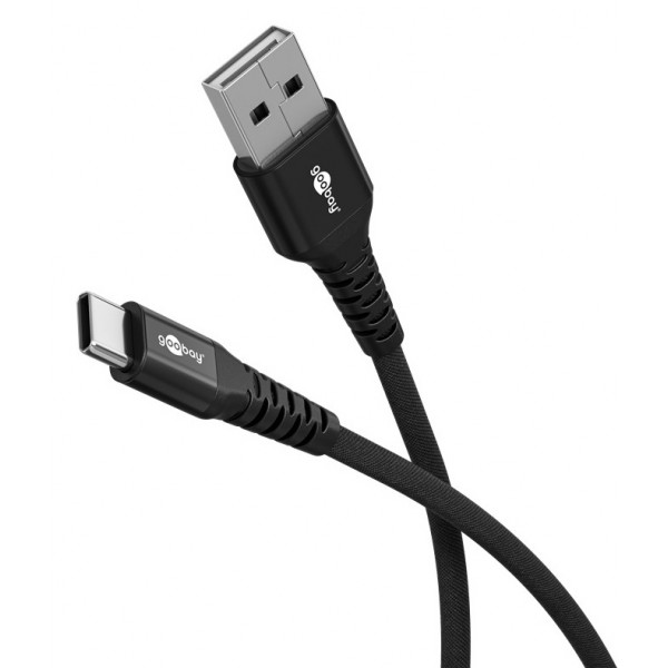 GOOBAY καλώδιο USB-C σε USB 74528, 60W, 480Mbps, 3m, μαύρο