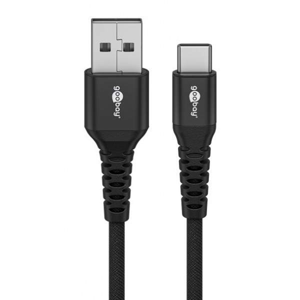 GOOBAY καλώδιο USB-C σε USB 74528, 60W, 480Mbps, 3m, μαύρο