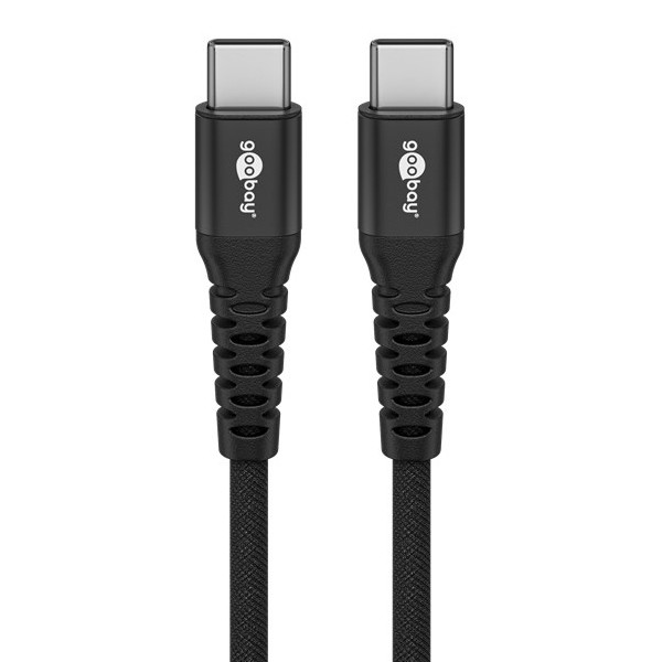 GOOBAY καλώδιο USB-C 73955, 60W, 480Mbps, 3m, μαύρο