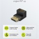 GOOBAY αντάπτορας DisplayPort 77129, 8K/144Hz, γωνιακός, μαύρος