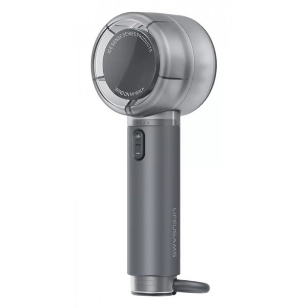 USAMS φορητός ανεμιστήρας LU01 με 5 ταχύτητες, 2000mAh, μαύρος - Ανεμιστήρες