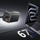 USAMS φορτιστής τοίχου CC265, USB & 2x USB-C, 67W, GaN, μαύρος