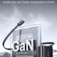 USAMS φορτιστής τοίχου CC296 με καλώδιο, USB & USB-C, 30W, μαύρος