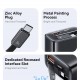 USAMS φορτιστής τοίχου CC296 με καλώδιο, USB & USB-C, 30W, μαύρος