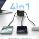 USAMS φορτιστής/αντάπτορας πρίζας CC309, USB & 2x USB-C, universal, 25W, μαύρος