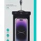 USAMS αδιάβροχη θήκη smartphone US-YD011, έως 7", IPX8, μαύρη