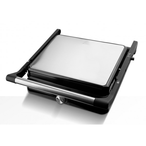 BRUNO BRN-0251 Γκριλιέρα 2000W με ρυθμιζόμενο θερμοστάτη, inox-μαύρη - Σύγκριση Προϊόντων