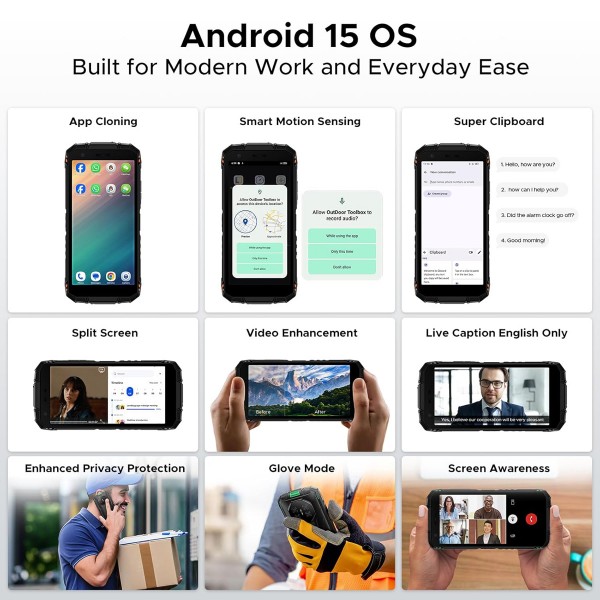 DOOGEE smartphone Fire 3, 5.5", 3/64GB, 8350mAh, IP68/IP69K/MIL-STD-810H, μαύρο