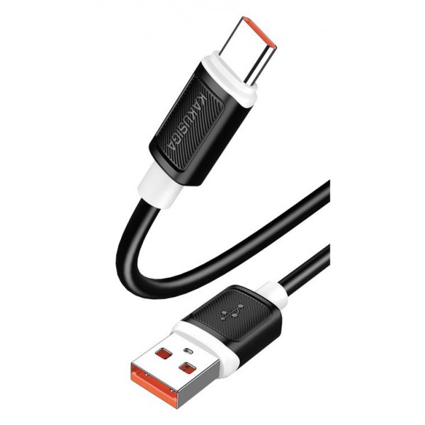 KAKUSIGA καλώδιο USB-C σε USB KSC-998, σιλικόνης, 5A, 480Mbps, 1m, μαύρο - KAKUSIGA