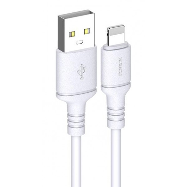KAKUSIGA καλώδιο Lightning σε USB KSC-421, 2.8A, 480Mbps, 2m, λευκό - USB