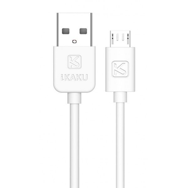 KAKUSIGA καλώδιο micro USB σε USB KSC-332, 2.4A, 480Mbps, 2m, λευκό - USB