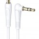 KAKUSIGA καλώδιο ήχου 3.5mm KSC-521, AUX, 90°, HiFi 1m, λευκό