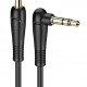 KAKUSIGA καλώδιο ήχου 3.5mm KSC-521, AUX, 90°, HiFi 1m, μαύρο