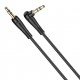 KAKUSIGA καλώδιο ήχου 3.5mm KSC-521, AUX, 90°, HiFi 1m, μαύρο