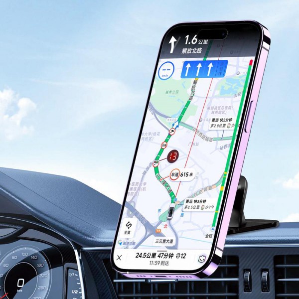 KAKUSIGA βάση smartphone αυτοκινήτου KSC-1705 για ταμπλό, μαγνητική, μαύρη - KAKUSIGA