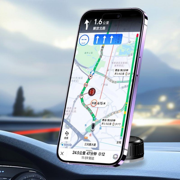 KAKUSIGA βάση smartphone αυτοκινήτου KSC-1718 για ταμπλό, μαγνητική, μαύρη - KAKUSIGA