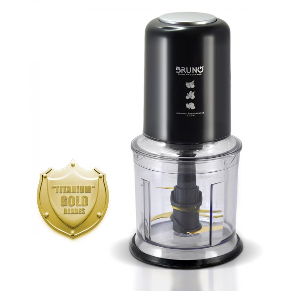 BRUNO Πολυκόπτης BRN-0247, 500W, 700ml, 4 λεπίδες, μαύρο - Συσκευές Κοπής, Μίξης, Ανάδευσης