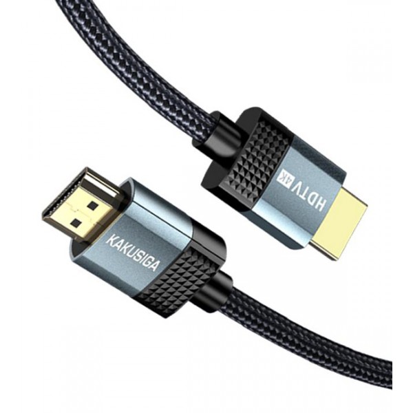 KAKUSIGA καλώδιο HDMI KSC-983, 4K/60Hz, 18Gbps, 3m, μαύρο - Εικόνα