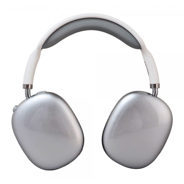 KAKUSIGA headphones KSC-1466, ασύρματα & ενσύρματα, micro SD, 40mm, 400mAh, ασημί - Ακουστικά - Bluetooth